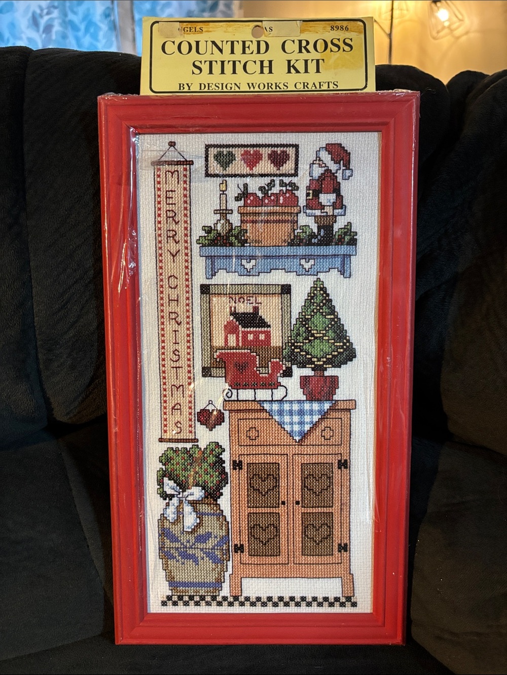 Vintage Christmas Counted Cross Stitch Kit-New Old Stock